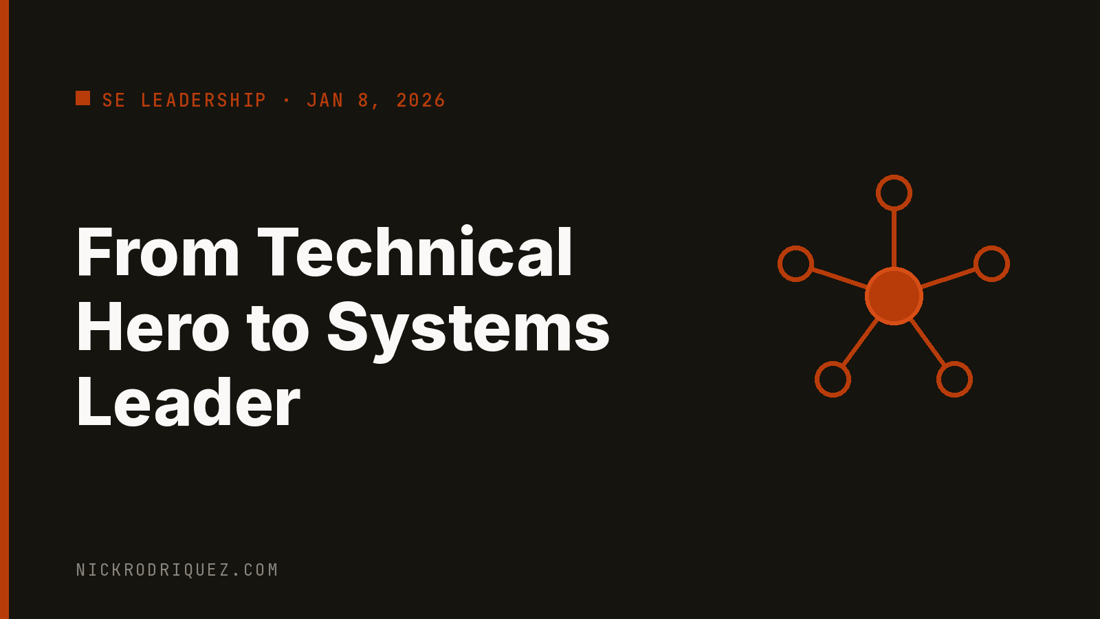 From Technical Hero to Systems Leader: The AI Playbook for SE Managers
